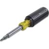 imageKlein Tools 32807MAG 7in1 Nut Driver Magnetic Driver has SAE Hex Nut Sizes 14 to 916Inch Cushion Grip Handle for Added Torque4Piece Driver Kit