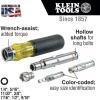 imageKlein Tools 32807MAG 7in1 Nut Driver Magnetic Driver has SAE Hex Nut Sizes 14 to 916Inch Cushion Grip Handle for Added Torque7in1 Nut Driver