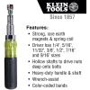 imageKlein Tools 32807MAG 7in1 Nut Driver Magnetic Driver has SAE Hex Nut Sizes 14 to 916Inch Cushion Grip Handle for Added Torque7in1 Nut Driver