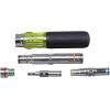 imageKlein Tools 32807MAG 7in1 Nut Driver Magnetic Driver has SAE Hex Nut Sizes 14 to 916Inch Cushion Grip Handle for Added Torque7in1 Nut Driver