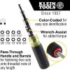 imageKlein Tools 32807MAG 7in1 Nut Driver Magnetic Driver has SAE Hex Nut Sizes 14 to 916Inch Cushion Grip Handle for Added Torque9in1 Nut Driver