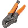 imageKlein Tools 38660 Locking Pliers Set 7Inch and 10Inch Curved Jaw Pliers Quick Release Handles High Torque and Gripping Power 2Piece10In Curved Jaw