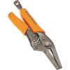 imageKlein Tools 38660 Locking Pliers Set 7Inch and 10Inch Curved Jaw Pliers Quick Release Handles High Torque and Gripping Power 2Piece6In Long Nose