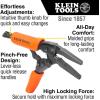 imageKlein Tools 38660 Locking Pliers Set 7Inch and 10Inch Curved Jaw Pliers Quick Release Handles High Torque and Gripping Power 2Piece6In Long Nose