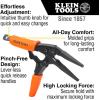 imageKlein Tools 38660 Locking Pliers Set 7Inch and 10Inch Curved Jaw Pliers Quick Release Handles High Torque and Gripping Power 2Piece9In Long Nose