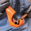 imageKlein Tools 50046 Constant Swing Tubing Cutter for Copper and Aluminum 18 to 1 38Inch OD with Deburring Tool and Replacement Blade