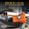 imageKlein Tools 50047 Mini Tubing Cutter 118 Inch OD Cutting Capacity for Aluminum and Copper Tubing Spare Blade Included