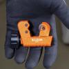 imageKlein Tools 50047 Mini Tubing Cutter 118 Inch OD Cutting Capacity for Aluminum and Copper Tubing Spare Blade Included