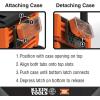 imageKlein Tools 50048 CStyle Copper Tubing Cutter Set with 12 34 and 1Inch Cutters MODbox Case UltraCompact for Tight Spaces 3Piece