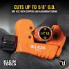 imageKlein Tools 50049 Nano Tubing Cutter 18 to 58Inch OD Cutting Capacity for Aluminum and Copper Tubing UltraCompact Design for Tight Spaces