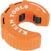 imageKlein Tools 50057 CStyle Copper Tubing Cutter 1Inch Cutting Capacity UltraCompact for Tight Spaces FreeSpinning Rollers