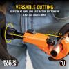 imageKlein Tools 50061 QuickAdjust Tubing Cutter 158Inch OD Cutting Capacity for Copper and Aluminum Compact Retractable Telescoping Deburring Tool