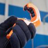imageKlein Tools 50061 QuickAdjust Tubing Cutter 158Inch OD Cutting Capacity for Copper and Aluminum Compact Retractable Telescoping Deburring Tool