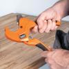 imageKlein Tools 50063 Ratcheting PVC Pipe Cutter Cuts 114Inch ID PVC CPVC PEX Pipes OneHanded Operation Replaceable Blades