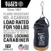 imageKlein Tools 5104FR Canvas Bucket FlameResistant Tool Bucket Made of No 4 Canvas with DoubleReinforced Bottom 100Pound Load RatedTop Closing