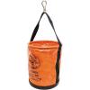 imageKlein Tools 5109S Canvas Bucket Straight Wall Tool Bucket Swivel with Swivel Snap 75Pound Load RatedVinyl with Swivel Snap Hook