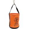 imageKlein Tools 5109S Canvas Bucket Straight Wall Tool Bucket Swivel with Swivel Snap 75Pound Load RatedVinyl with Swivel Snap Hook