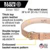 imageKlein Tools 5415S Tool Belt HeavyDuty Leather Work Belt for Contractors Construction Carpenters Electricians Framers Ironworkers SmallMedium