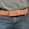 imageKlein Tools 5415S Tool Belt HeavyDuty Leather Work Belt for Contractors Construction Carpenters Electricians Framers Ironworkers SmallMedium