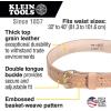 imageKlein Tools 5415S Tool Belt HeavyDuty Leather Work Belt for Contractors Construction Carpenters Electricians Framers Ironworkers SmallSmall