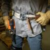 imageKlein Tools 5425M Tool Belt CottonPolyester Work Belt QuickRelease Buckle for Ironworker Construction Framer Carpenter Electrician MMedium