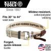 imageKlein Tools 5425M Tool Belt CottonPolyester Work Belt QuickRelease Buckle for Ironworker Construction Framer Carpenter Electrician MMedium