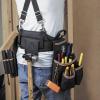 imageKlein Tools 55427 Tradesman Pro Electricians Padded Tool Belt and Tool Pouch Combo for Longwear Comfort and Durability Size MediumLarge