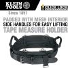 imageKlein Tools 55918 Tool Belt Electrician Tool Belt for use with Modular Pouches from Klein Tools Click Lock Modular System Size MExtra Large Tool Belt
