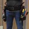 imageKlein Tools 55918 Tool Belt Electrician Tool Belt for use with Modular Pouches from Klein Tools Click Lock Modular System Size MLarge Tool Belt