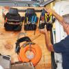 imageKlein Tools 55918 Tool Belt Electrician Tool Belt for use with Modular Pouches from Klein Tools Click Lock Modular System Size MModular Wall Rack