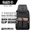 imageKlein Tools 55918 Tool Belt Electrician Tool Belt for use with Modular Pouches from Klein Tools Click Lock Modular System Size MPiping Pouch