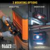 imageKlein Tools 56417 MODbox Rechargeable 3000Lumen LED Work Light Portable 2in1 Flood and Spot Light 360Degree Rotation Compatible with MODbox Rail System3000Lumen Dual Beam Light