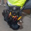 imageKlein Tools 5710M Electricians Powerline Padded Tool Belt and Tool Pouch Combo Medium 4PieceL