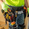 imageKlein Tools 5710M Electricians Powerline Padded Tool Belt and Tool Pouch Combo Medium 4PieceL