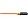 imageKlein Tools 6027INS Flathead Screwdriver Made in USA 516Inch Cabinet Tip Insulated 7Inch Shank7Inch Shank