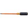 imageKlein Tools 6027INS Flathead Screwdriver Made in USA 516Inch Cabinet Tip Insulated 7Inch Shank7Inch Shank