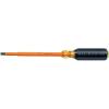 imageKlein Tools 6027INS Flathead Screwdriver Made in USA 516Inch Cabinet Tip Insulated 7Inch Shank7Inch Shank