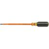 imageKlein Tools 6027INS Flathead Screwdriver Made in USA 516Inch Cabinet Tip Insulated 7Inch Shank7Inch Shank