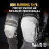 imageKlein Tools 60895 Knee Pads for Men and Women SemiRound Stabilizer Gel Knee Pads with Adjustable Straps for Construction BlackHeavy Duty NonMarring