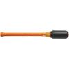 imageKlein Tools 64612INS Insulated Nut Driver Made in USA 12Inch Hex Cushion Grip Handle 6Inch Round Hollow ShaftNonMagnetic