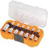 imageKlein Tools 65213TX TORX Bit Socket Set T8 toT60 14 38 and 12Inch Drives Premium CrV Steel MODBox Case 13PieceMetric
