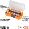imageKlein Tools 65213TX TORX Bit Socket Set T8 toT60 14 38 and 12Inch Drives Premium CrV Steel MODBox Case 13PieceMetric