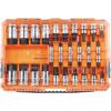 imageKlein Tools 65213TX TORX Bit Socket Set T8 toT60 14 38 and 12Inch Drives Premium CrV Steel MODBox Case 13PieceSAE  Metric