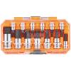 imageKlein Tools 65213TX TORX Bit Socket Set T8 toT60 14 38 and 12Inch Drives Premium CrV Steel MODBox Case 13PieceSAE