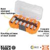 imageKlein Tools 65213TX TORX Bit Socket Set T8 toT60 14 38 and 12Inch Drives Premium CrV Steel MODBox Case 13PieceSAE