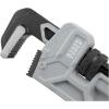 imageKlein Tools 68228 18Inch Cast Iron Pipe Wrench Heavy Duty Adjustable Plumbing Wrench with IBeam Handle 212Inch Jaw CapacityCast Aluminum