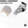 imageKlein Tools 68228 18Inch Cast Iron Pipe Wrench Heavy Duty Adjustable Plumbing Wrench with IBeam Handle 212Inch Jaw CapacityCast Aluminum