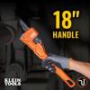 imageKlein Tools 68228 18Inch Cast Iron Pipe Wrench Heavy Duty Adjustable Plumbing Wrench with IBeam Handle 212Inch Jaw CapacityCast Iron