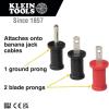 imageKlein Tools 69360 Alligator Clips Outlet Tabs  Prongs Circuit Connectors Accessory Pack Use with Klein Tools Cat No ET450 5Piece
