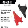 imageKlein Tools 69360 Alligator Clips Outlet Tabs  Prongs Circuit Connectors Accessory Pack Use with Klein Tools Cat No ET450 5Piece
